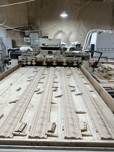 Custom Wooden Crown Moulding Baseboard Trim Eco-Friendly Interior Wall <b>Ceiling</b> Solution Wall <b>Ceiling</b> Decoration - Product Image 5