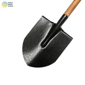 Bêche de jardin ronde de haute qualité 103 cm en acier avec manche en bois massif en D et lame de 24 cm - Product Image 5