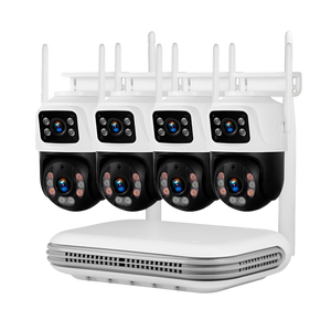 Sudex SMT3MHKNVR58 6MP WiFi NVR CCTV Security <b>Camera</b> System with Double Lens IP Kit for <b>Remote</b> Monitoring - Product Image 1