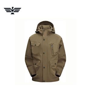 Chaqueta de Plumón para Hombre, Personalizable, Clásica, de Invierno, Impermeable, con Capucha y Cremallera, Estilo Urbano, Antibacteriana y Cortavientos - Product Image 3