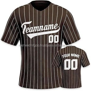 Custom Plain Baseball Jersey for Men Button <b>Down</b> Shirts Breathable & Printed Design Active Team Sports Custom Team Name - Product Image 4