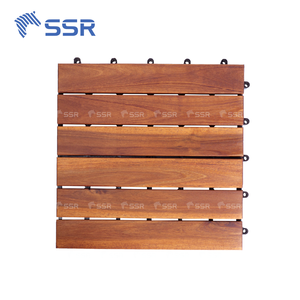 SSR VINA facile à installer en bois d'acacia de haute qualité bricolage carreaux de terrasse balcon jardin terrasse bois emboîtement bricolage carreaux de terrasse - Product Image 1