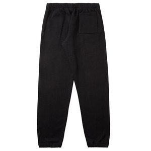 Ensemble sweat à capuche et jogging en molleton de coton noir pour homme, imprimé Think Less Live More, tenue décontractée pour l'automne - Product Image 3