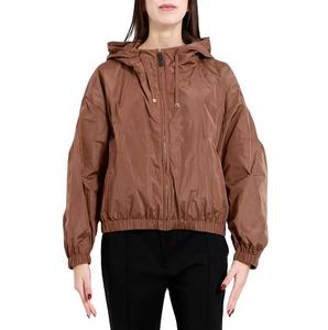 2025 nouveau Style de mode léger Anorak à capuche coupe-vent coupe-vent veste femmes grande taille couleur bloc coupe-vent veste femmes - Product Image 3