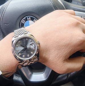 นาฬิกาข้อมือผู้ชาย VS TW FC Factory Designer สายสแตนเลสสตีลและยาง  กลไกอัตโนมัติ  กระจกแซฟไฟร์  ขนาด 41 มม. คุณภาพสูง พร้อมเข็มบอกเวลา - Product Image 2