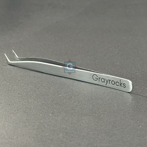 Pinzas de Acero Inoxidable para Extensiones de Pestañas, Alta Calidad, Duraderas, Antiestáticas, Precisión - Product Image 3