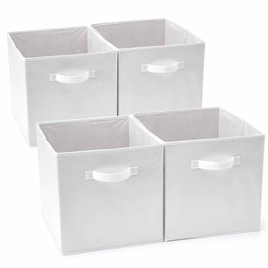 Foldable Fabric Storage Bins Collapsible Closet Organizers with Home <b>Shelf</b> <b>Basket</b> for Wardrobe Clothing and Bag Storage - Product Image 2