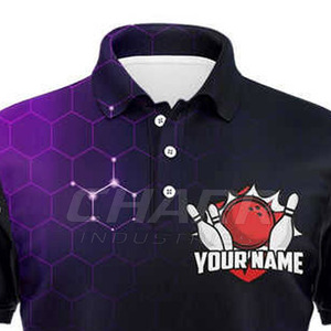 เสื้อโบว์ลิ่งแบบกำหนดเองพร้อมการผสมสีที่ทันสมัย เหมาะสำหรับการแข่งขันและสโมสร - Product Image 5