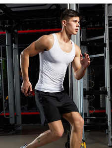 Custom Logo Men’s Athletic Tank Top for Gym Training, <b>Running</b>, and Streetwear Looks - Product Image 2