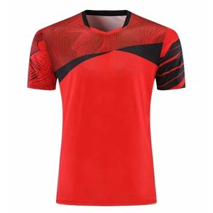 Camiseta Deportiva de Alta Calidad Unisex de Manga Corta, Transpirable, que Absorbe la Humedad, para Tenis, Bádminton, Sublimación - Product Image 3