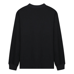 Cotton Mock Neck Raglan Sleeve T Shirt Men Plain Casual Tee Custom Logo Blank Apparel Wholesale Supplier - Product Image 6