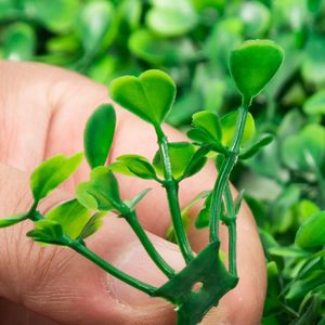 12 Pezzi Pannelli di Bosso Artificiale 10x10 Pollici con Protezione UV, Schermo per Privacy, Decorazione Murale, Sfondo in Erba Artificiale 10x10 - Product Image 2