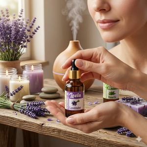 Huile parfumée à la lavande de qualité supérieure – Arôme floral longue durée pour bougies, savons, diffuseurs, cosmétiques et parfums d'intérieur - Product Image 3
