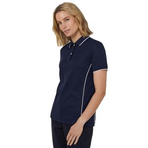Polo de coupe classique pour femme avec col à bascule blanche 220 GSM 100% coton Vêtements de travail Design multicolore personnalisé Taille quantité minimale de commande bas-Prix - Product Image 6