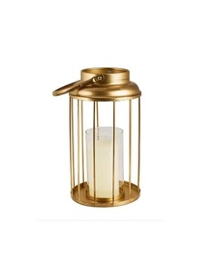 Lanterne en métal artisanale pour la décoration intérieure et extérieure, au design simple et d'une qualité durable - Product Image 2