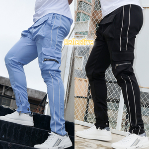 Pantalon de jogging extensible pour homme, coupe slim, couleur unie, idéal pour la gym, la course et l'entraînement – Top des ventes - Product Image 5
