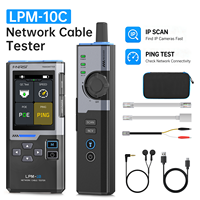 FNIRSI LPM-10C Traceur de câbles multifonctionnel avec test PING IP, test PoE, localisateur de fils RJ45 RJ11, diagnostic de défauts de câbles réseau LAN