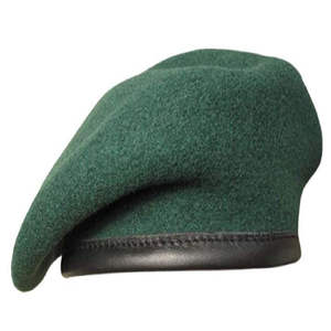 Bérets verts confortables pour hommes, 100% laine, vente en gros, fabrication professionnelle, personnalisation, vente chaude - Product Image 6