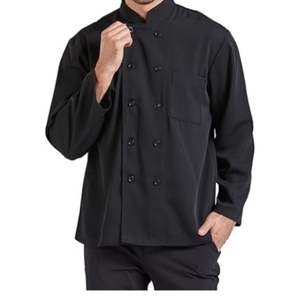 เสื้อเชฟแบบคลาสสิกสำหรับโรงแรมและร้านอาหาร แบบสั่งตัดได้สำหรับทุกเพศ  กระดุมสองแถว - Product Image 4