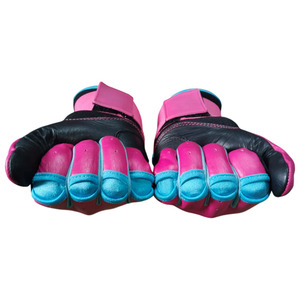 Guantes de Bateo de Cuero Rosa SAAR INDUSTRIES con Cierre de Velcro, Duraderos, para Entrenamiento, Unisex, para Adultos, Mano Izquierda, Ecológicos - Product Image 5