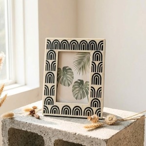 Modern Wood <b>Photo</b> Frame Rectangle Vertical Digital Printing Artistic Pattern Decorative Picture <b>Holder</b> - Product Image 1