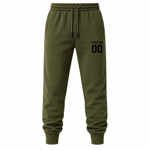 Pantalon de jogging pour homme, style athlétique, coton premium, coupe décontractée, tissu en coton, respirant, séchage rapide, pantalon formel - Product Image 1