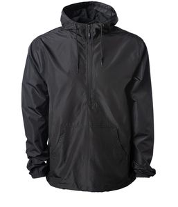 Veste coupe-vent à capuche pour homme, couleur unie, fermeture éclair, vêtements décontractés pour l'extérieur, saison automne, coque en polyester - Product Image 6