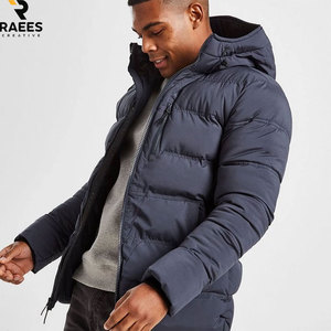 Veste matelassée streetwear pour jeunes hommes, couleurs vives, directement de l'usine, veste longue matelassée pour hommes, parka d'hiver longue. - Product Image 1