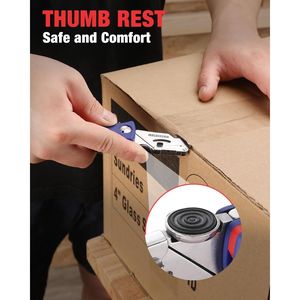 Taglierino Pieghevole a Cambio Rapido con Vano Porta Lama nel Manico, 5 Lame Extra Incluse - Product Image 3