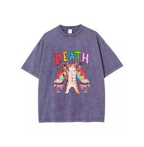 T-shirts pour hommes en coton peigné 100% respirant, coupe ample, personnalisables, prix de gros du fabricant, devant vierge - Product Image 3