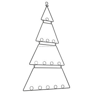 Árbol de Adorno de Hierro Negro Hecho a Mano de 36 Pulgadas, Decoraciones Navideñas de Alta Calidad, Estilo Ambience Lifestyle - Product Image 2