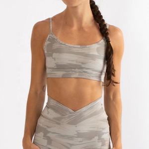 Women Sports <b>Bra</b> Quick Dry High Support Yoga Fitness Workout <b>Stretch</b> Cotton Seamless Pullover Top - Product Image 5