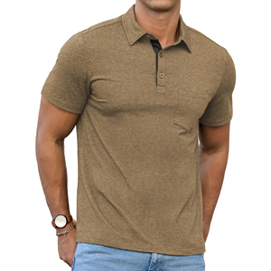 Chemises à col de haute qualité en coton, broderie personnalisée, polo de luxe imprimé, streetwear, mode décontractée, polos pour hommes - Product Image 2