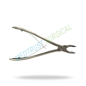 Pince à os manuelle Liston 170 mm, en acier inoxydable robuste, instrument chirurgical orthopédique, poignée ergonomique pour traumatismes - Product Image 4