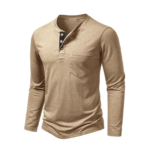 T-shirt décontracté à manches longues pour homme, grande taille, de haute qualité, pour homme, à manches longues - Product Image 5