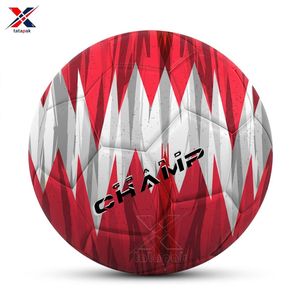Balón de Fútbol de Alta Calidad, Talla 3, con Logotipo Personalizado, Material de Cuero PU/PVC/Goma, Duradero, Ecológico, para Entrenamiento al Aire Libre, Estilo Pakistaní - Product Image 3