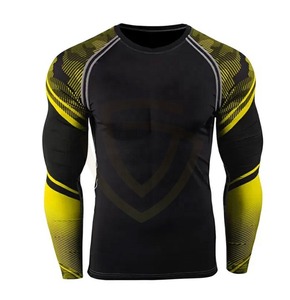 Camiseta de Manga Larga con Cuello Redondo, Suave y Transpirable, de Alta Calidad, Sublimada, para Artes Marciales Mixtas (MMA) para Hombre - Product Image 1