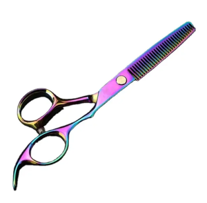 Tijeras de Peluquería Profesionales de Acero Inoxidable de Alta Calidad, Color Negro y Dorado, Personalizadas, Tijeras de Entresacar, Tamaño Personalizado - Product Image 4