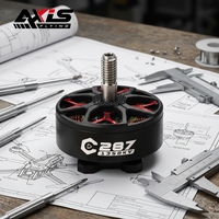 Moteur Brushless FPV Axisflying C287 2807.5 1350KV 1750KV 4-6S à Couple Élevé pour Drones Cinématiques Longue Portée 7 Pouces