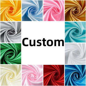 Tissu satiné personnalisé, couleur unie, motif tourbillonnant pour les projets d'artisanat et de couture - Product Image 2