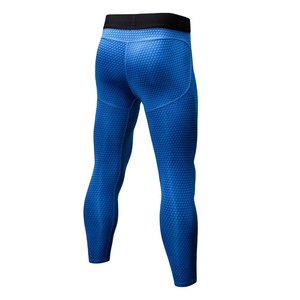 Pantalones de compresión para hombre, medias de LICRA de alta calidad, elasticidad rápida, 3/4 - Product Image 1