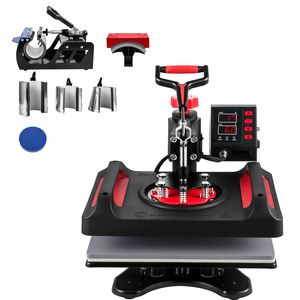 Macchina per Sublimazione 8 in 1 con Pressa a Caldo, 12 X 15 Pollici, Rotazione a 360 Gradi, per Magliette, Cappelli, Penne, 110V - Product Image 1