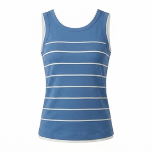 เสื้อกล้ามออกกำลังกายผู้หญิงพร้อมส่ง รับผลิตเสื้อผ้าออกกำลังกายแบบ OEM แบรนด์ส่วนตัว โรงงานผลิตเสื้อผ้าสำหรับแบรนด์ที่ต้องการสั่งทำ - Product Image 1