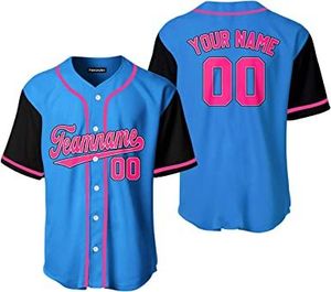 Maillot de baseball personnalisable, broderie, impression par sublimation, nom d'équipe personnalisé, taille plus, devant 100% polyester, maille, manches courtes - Product Image 4