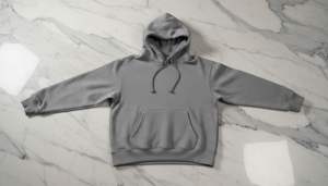 <b>White</b> Bird Express Women's Heather Grey Oversized Pullover Hoodie <b>Sweatshirt</b> Kangaroo Pocket Drawstring Hood 100% Cotton Winter - Product Image 4