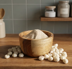 Polvo de Makhana Premium Seco a Granel, Muy Vendido, Molido Fino, Ingrediente Natural Saludable para Snacks, Dulces y Procesamiento de Alimentos - Product Image 1