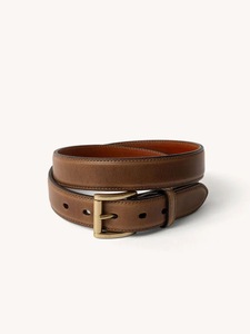 Ceinture décontractée en cuir véritable de qualité supérieure pour hommes, boucle vintage, fabricant OEM de Divine International - Product Image 2