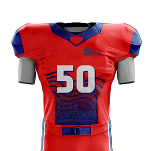 Maillot de football américain personnalisable pour homme en Spandex/Polyester, respirant, anti-humidité, séchage rapide, manches courtes, performance optimale - Product Image 5