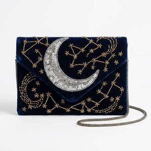 Bolso de mano artesanal bohemio con bordado floral y cuentas, tipo clutch, con una sola correa, de primera calidad, al por mayor - Product Image 2