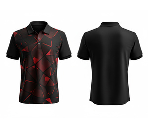 Polyester Sublimation Polo Shirt – Lightweight & Breathable Design for Men Women Youth Quick-Dry Dry-Fit Active Polo - Product Image 1